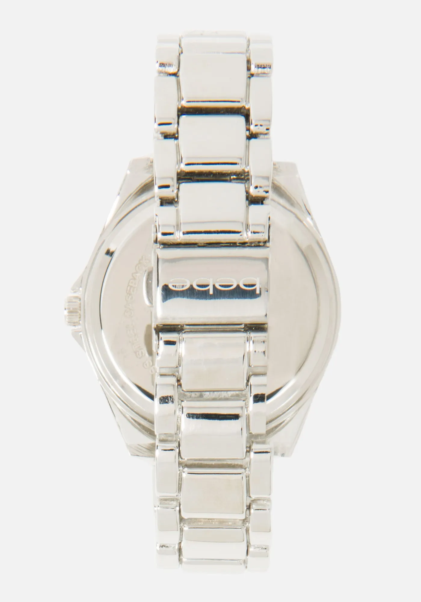 Crystal Bezel Link Roman Numeral Watch