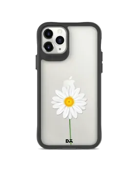 DailyObjects Clear White Daisy Black Hybrid Clear Case Cover For iPhone 11 Pro