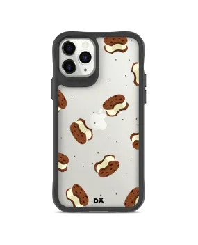 DailyObjects Icecream Sandwich Icon Black Hybrid Clear Case Cover For iPhone 11 Pro