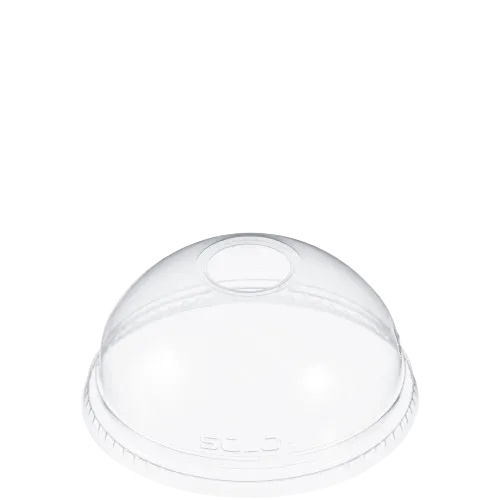 Dart Mfg. Clear Dome Lid With 1" Hole For 16-24 oz. Clear Cups DLR626 - 1000/Case