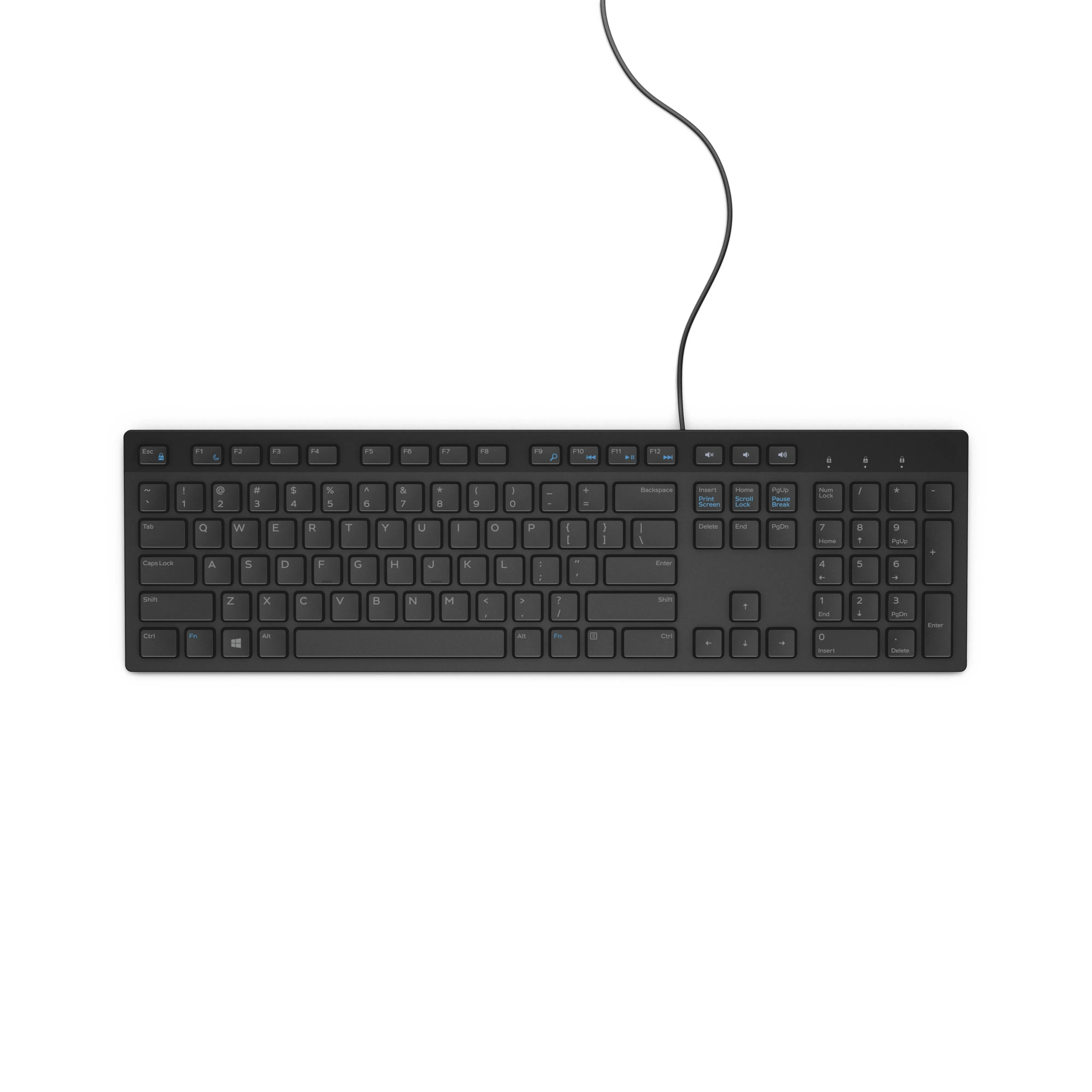 Dell Keyboard Kb216 - Us Layout - Black