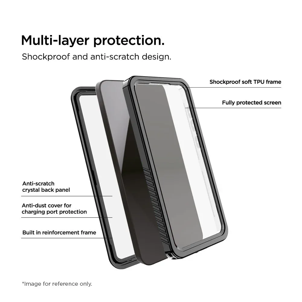 Eiger Avalanche Case for Samsung Galaxy S23  in Clear / Black