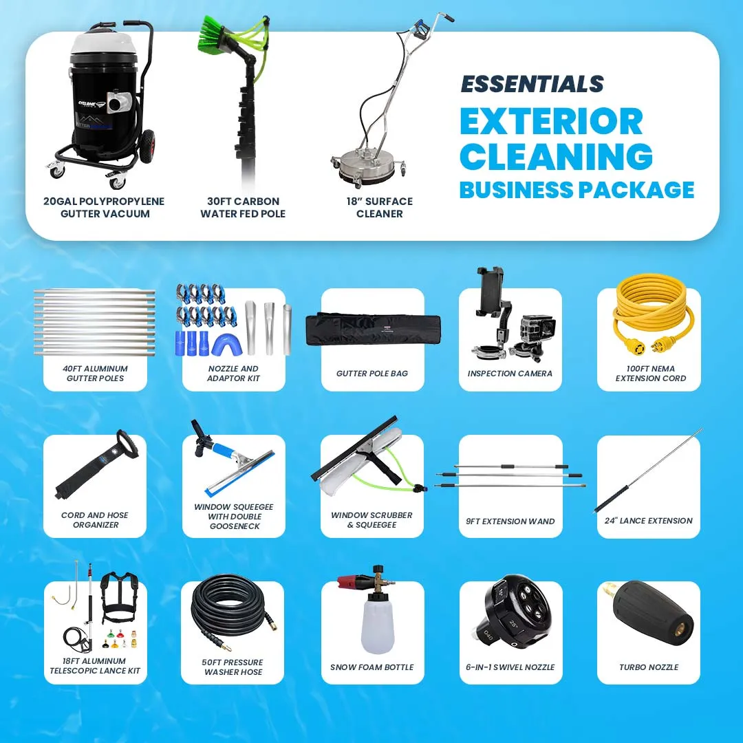 Essentials Commercial Exterior Cleaning Business Start-up Package