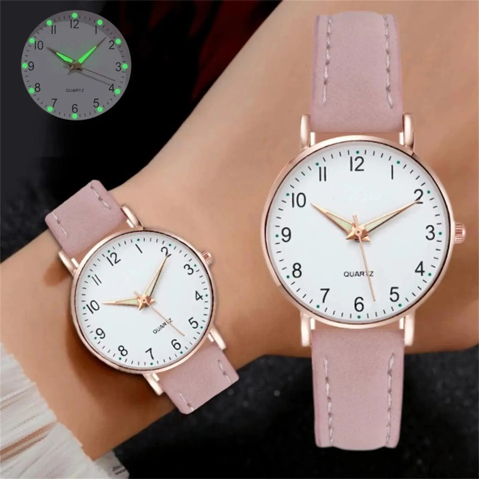 Fashion Leather Belt Watch: Stylish Ladies' Quartz Wristwatch - Trendy Timepiece for Women's Fashion