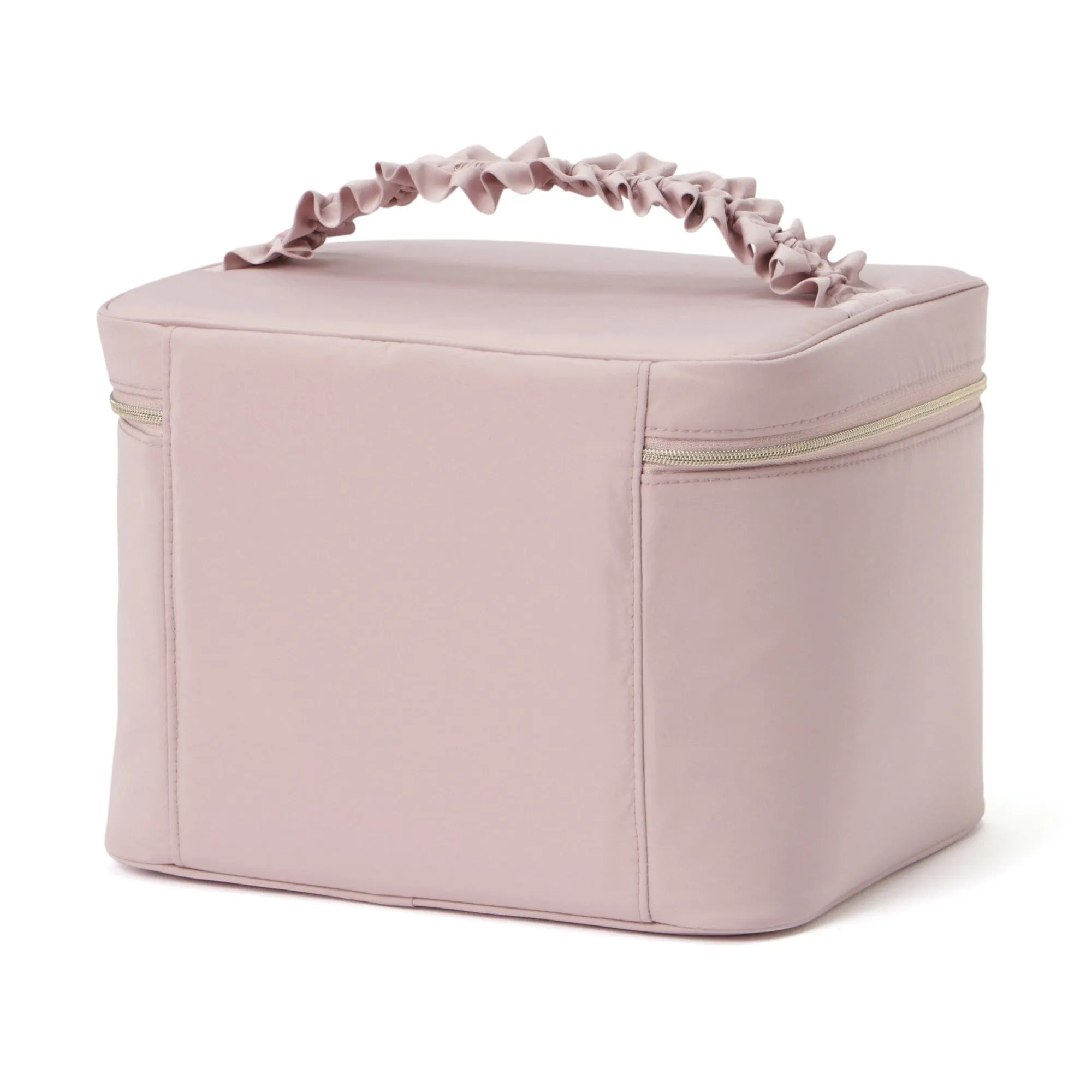 Frill Vanity Pouch L Pink