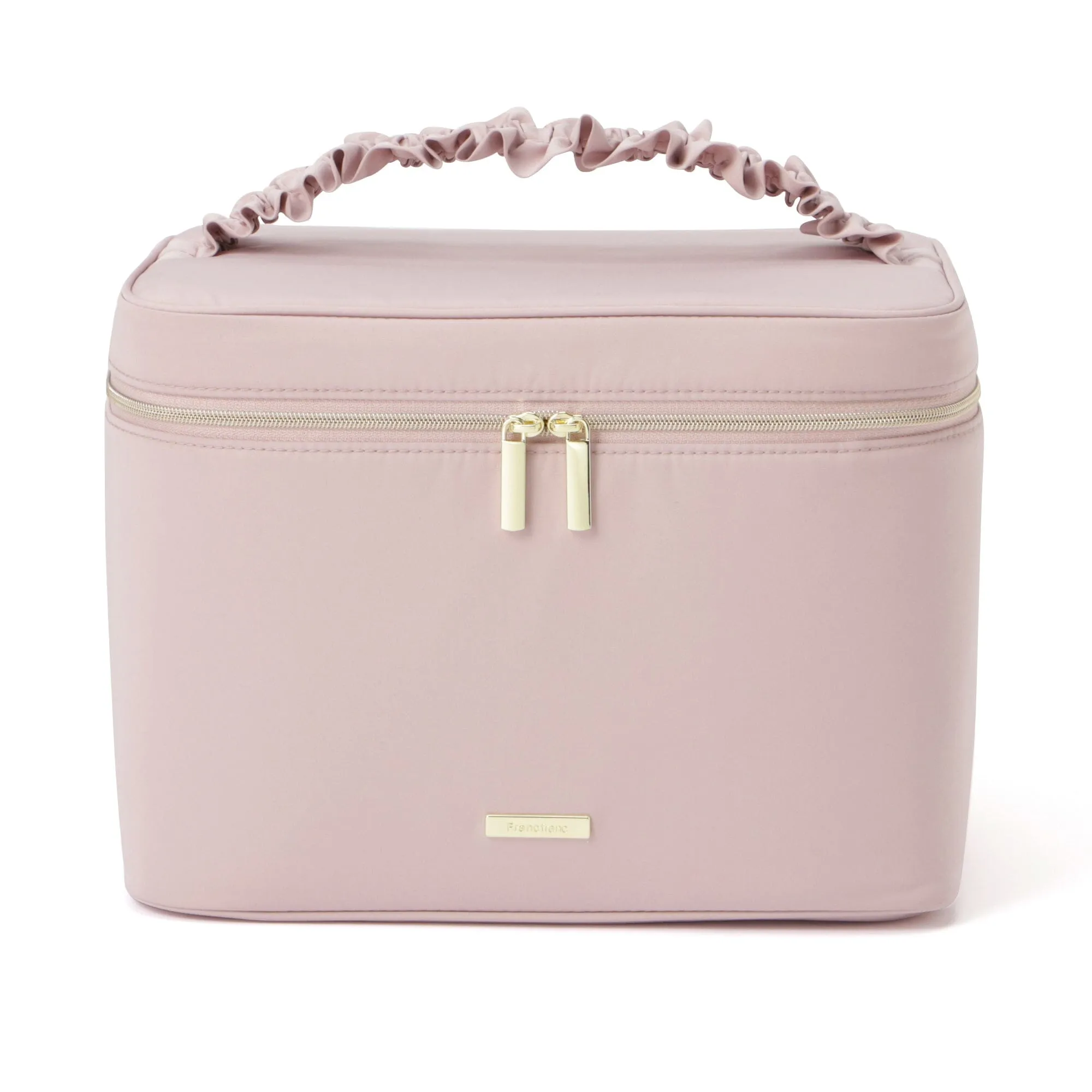 Frill Vanity Pouch L Pink