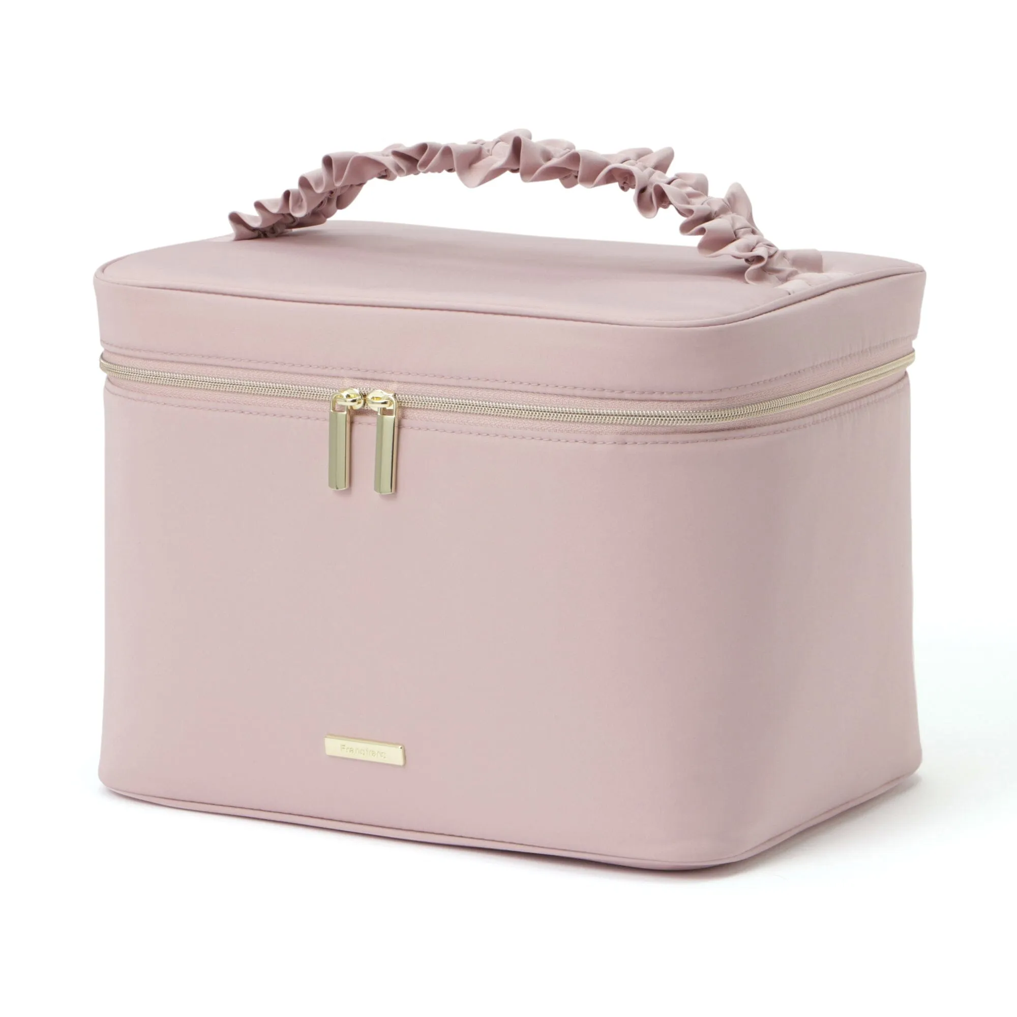 Frill Vanity Pouch L Pink