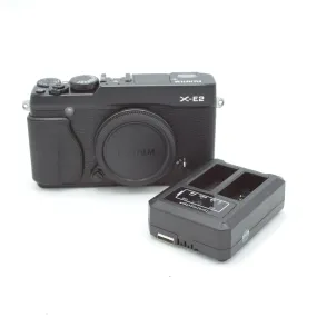 FUJIFILM X-E2 Mirrorless Digital Camera (Black, Body Only) *USED*