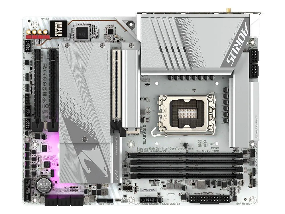 Gigabyte Z790 AORUS ELITE AX ICE LGA1700 ATX Motherboard