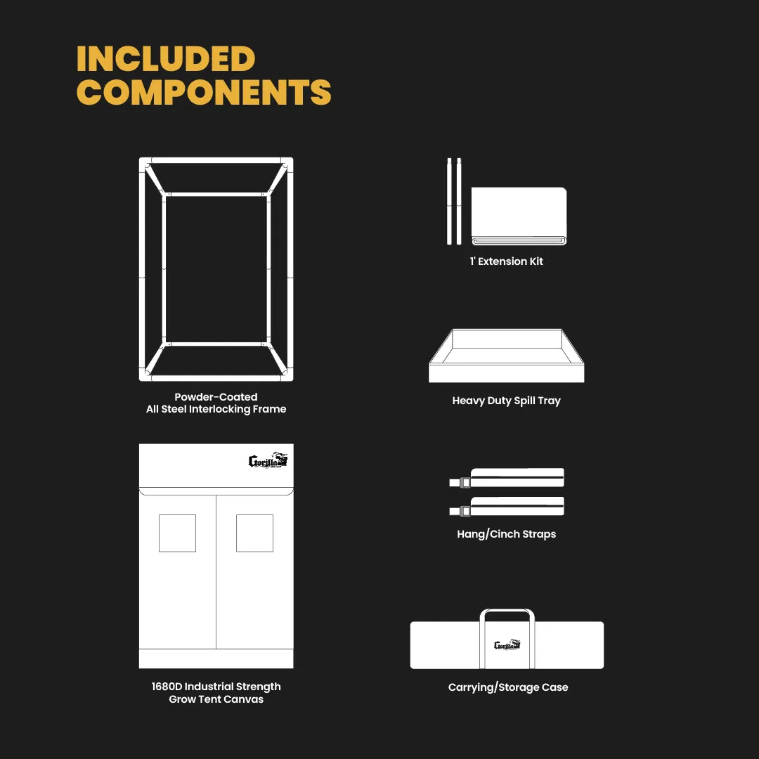 Gorilla Grow Tent 5x5 Pro