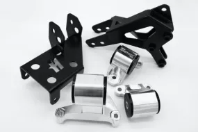 Hasport Engine Mount Kit with Rear Engine Bracket For F or H series Engine into 92-95 Civic/94-97 del sol/94-01 Integra Most Extreme (U94A) Urethane - EGH3-94A