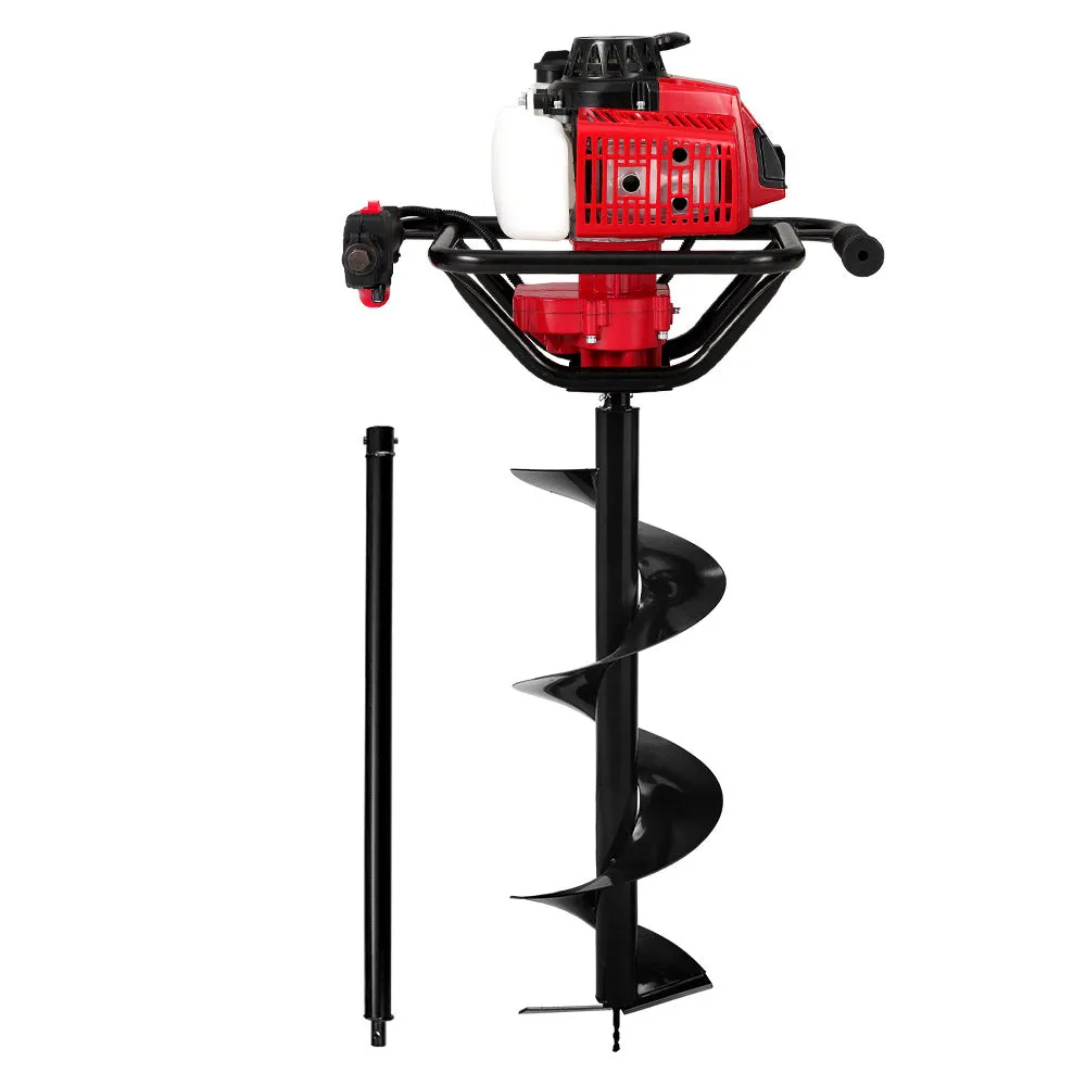 Heavy-Duty 80CC Post Hole Digger, Auger & Extensions - Giantz