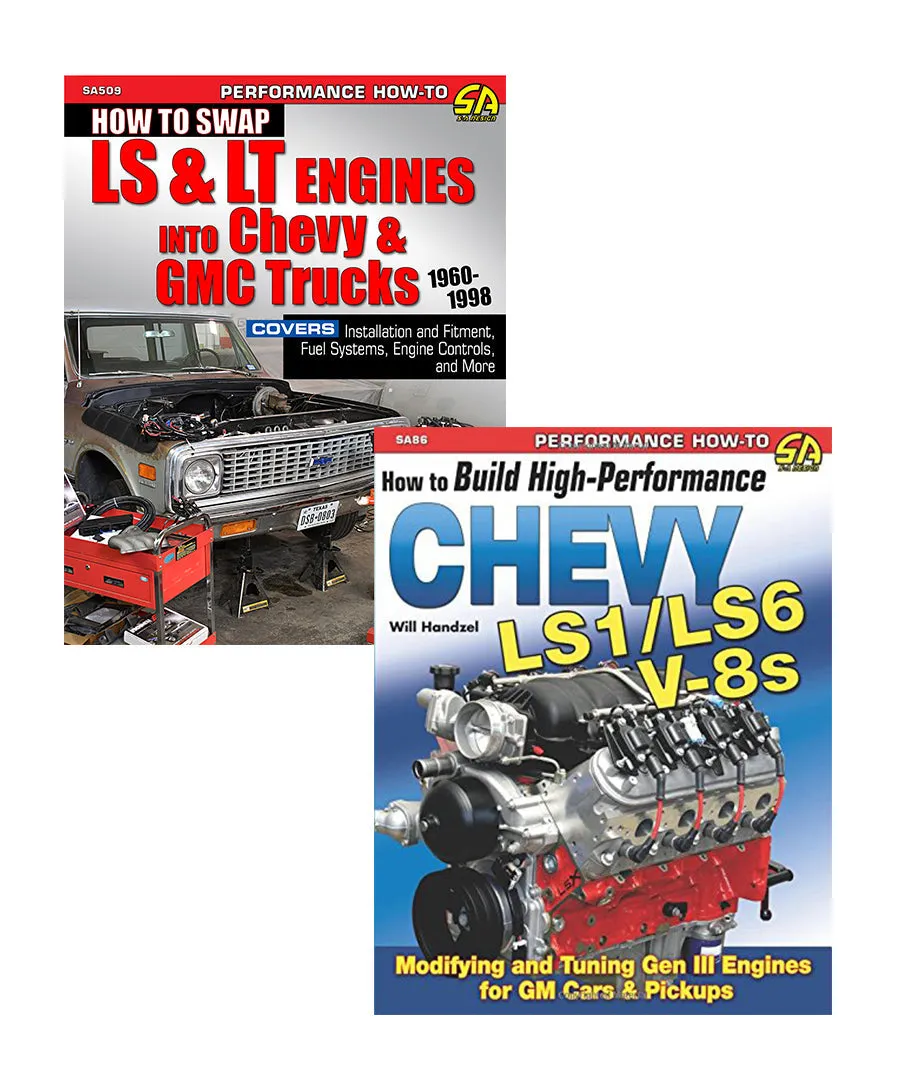 How to Swap LS & LT Engines into Chevy & GMC Trucks & Build High-Performance Chevy Ls1/Ls6 V-8S (2 Book Set)