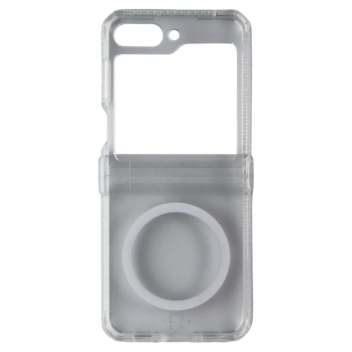 ITSKINS Hybrid_R Clear Hinge Case for MagSafe for Galaxy Z Flip5 - Transparent