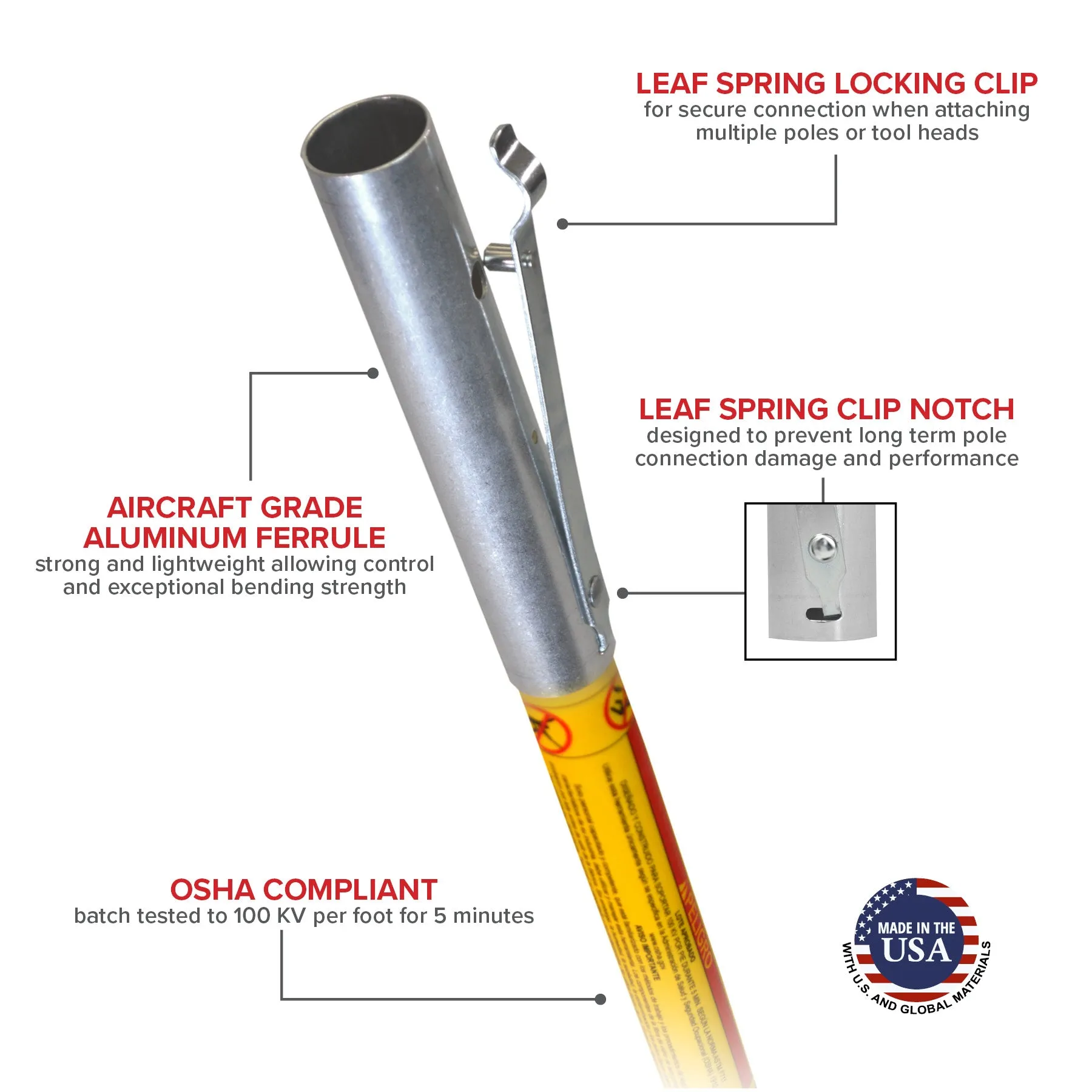 Jameson FG Series Hollow Core Poles