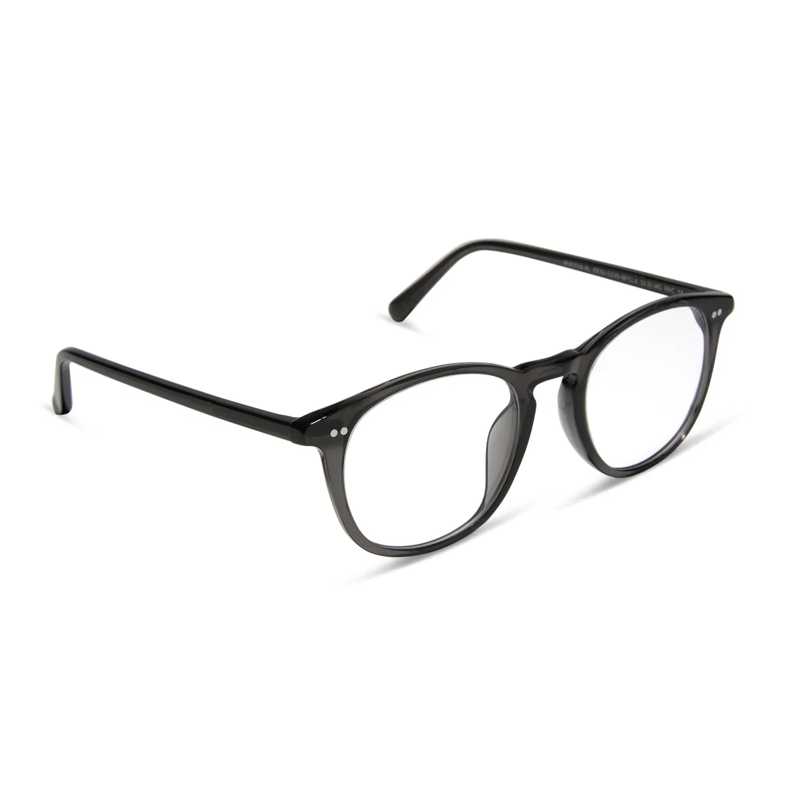 JAXSON XL - BLACK SMOKE CRYSTAL   PRESCRIPTION GLASSES