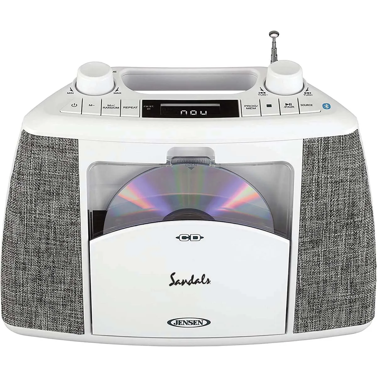 Jensen Audio Portable Bluetooth CD Music System