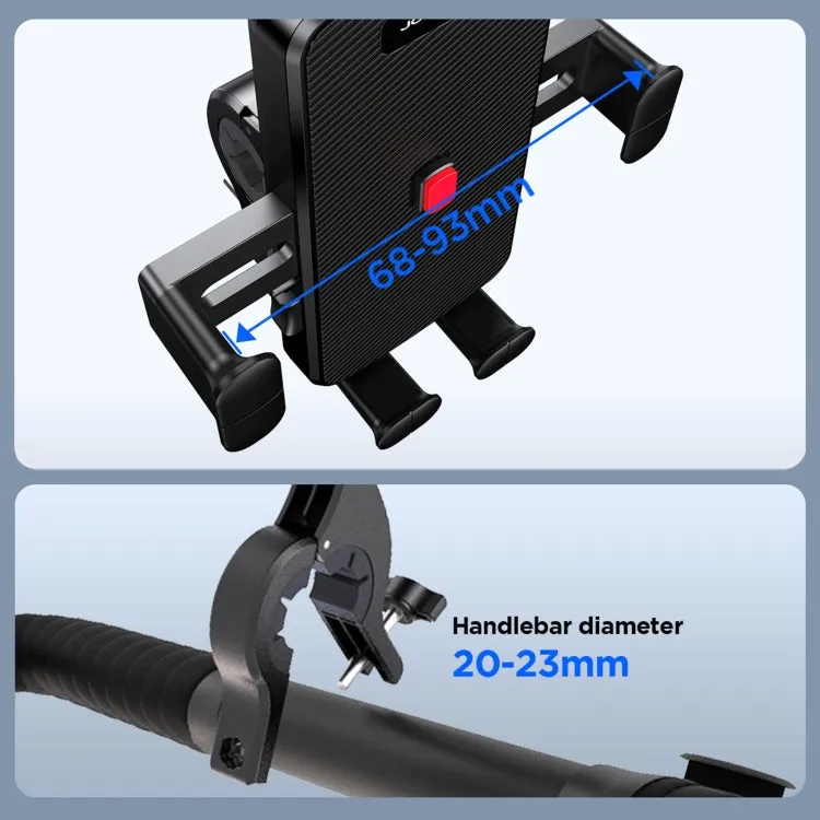 JOYROOM JR-OK7 Mechanical Bike Phone Mount(Black)