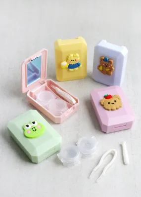 Kawaii Cute Animal Contact Lenses Case