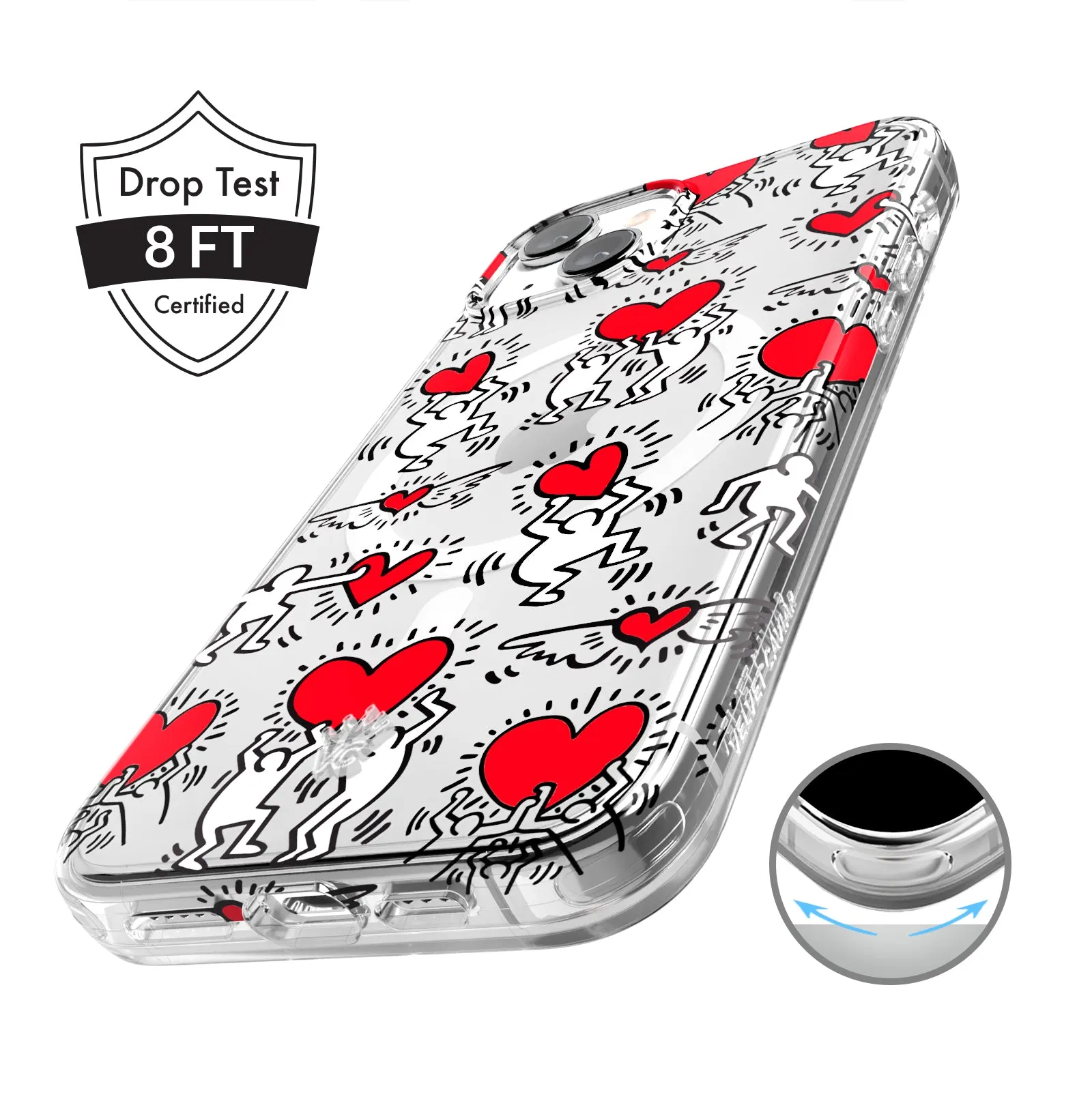 Keith Haring Heart-ist iPhone Case