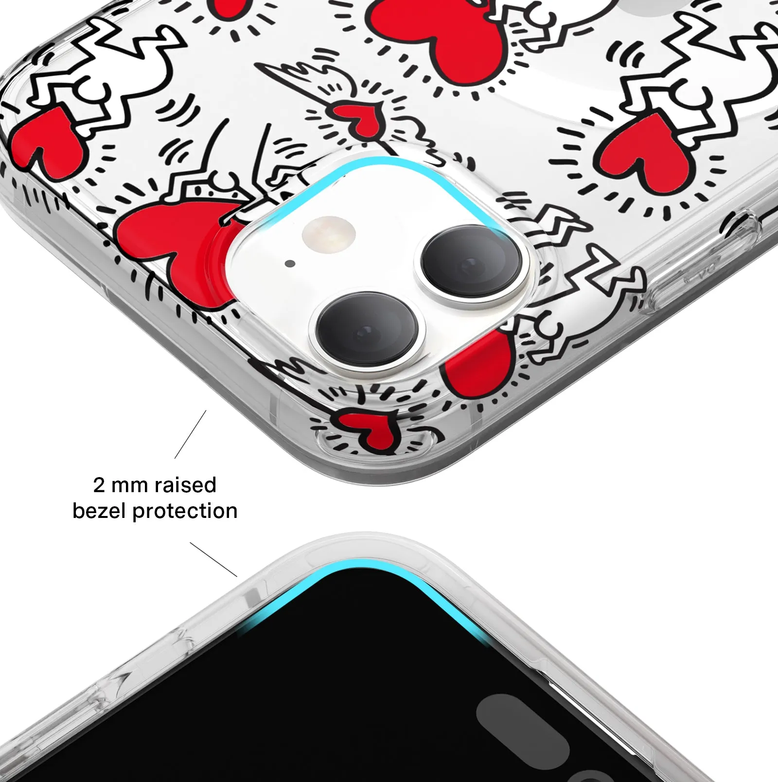 Keith Haring Heart-ist iPhone Case