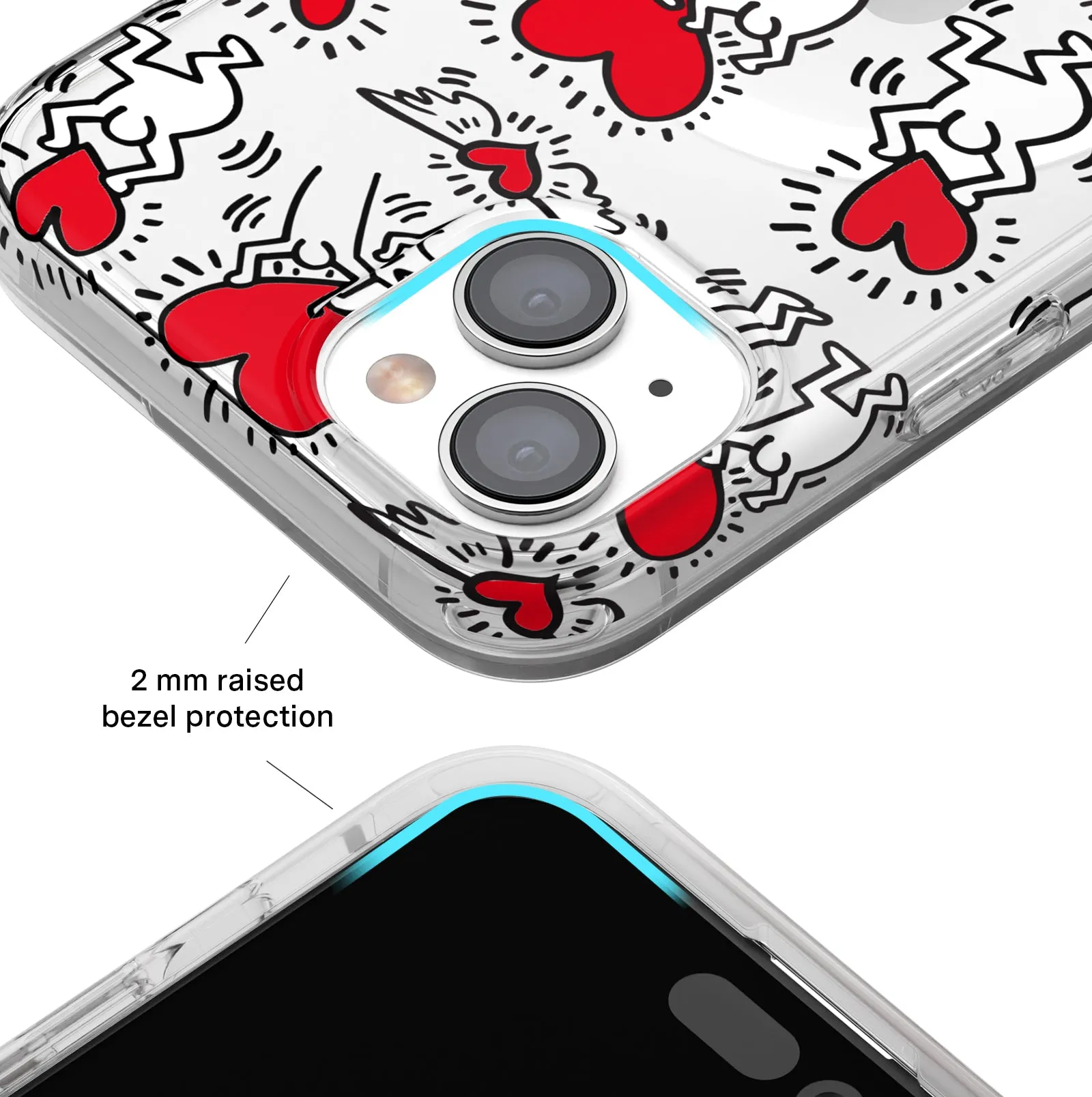 Keith Haring Heart-ist iPhone Case