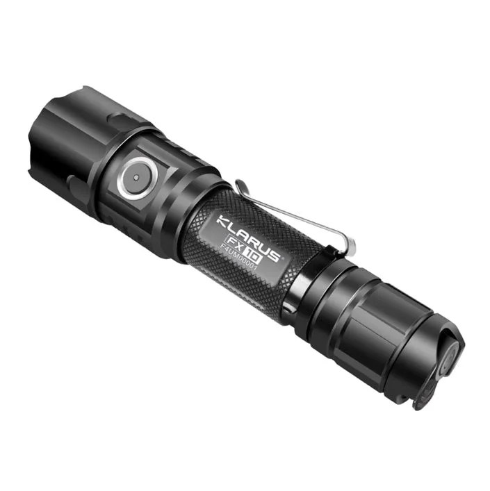 Klarus FX10 1000 Lumen Adjustable Focus Rechargeable Flashlight 1 x 18650 Battery CREE XP-L HI V3 LED