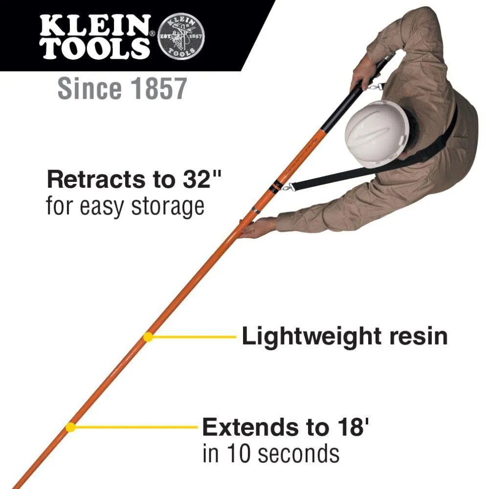 Klein Tools SRS56036 WireSpanner Plus Telescopic Pole