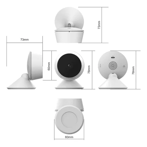 Laxihub M1 Home Security Camera Mini Indoor CCTV System Wireless Pets Baby Monitor Night Vision Cam