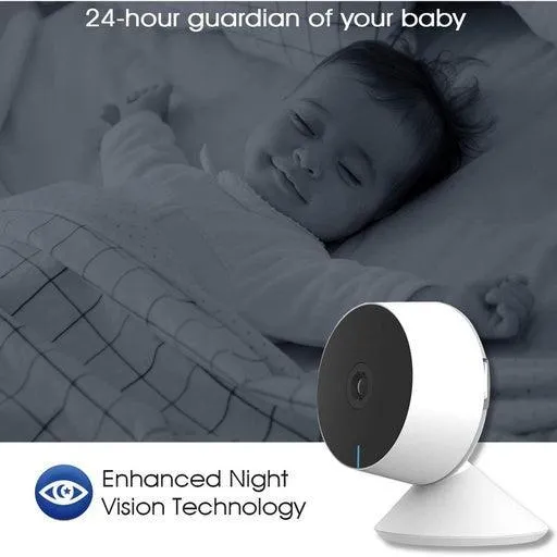 Laxihub M1 Home Security Camera Mini Indoor CCTV System Wireless Pets Baby Monitor Night Vision Cam