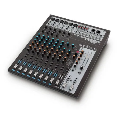 LD Systems VIBZ 12 DC 12-Channel Mixing Console w/DFX and Compressor