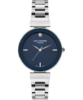 Lee Cooper  Women's Watch Blue Dial Silver Metal Strap, LC07711.390