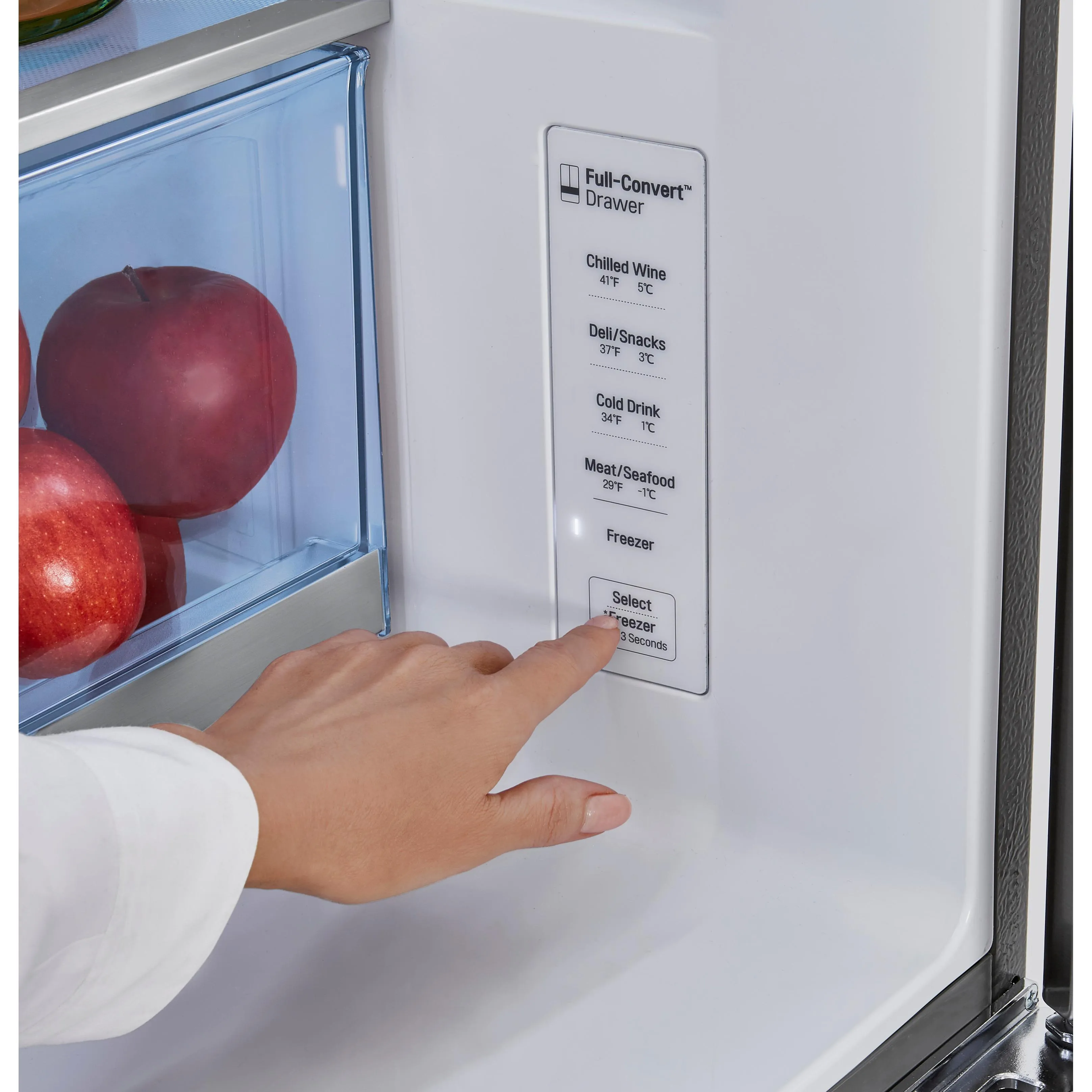 LG 23 cu. ft. Counter-Depth French 4-Door Refrigerator with InstaView™ Door-in-Door® LRMVC2306S