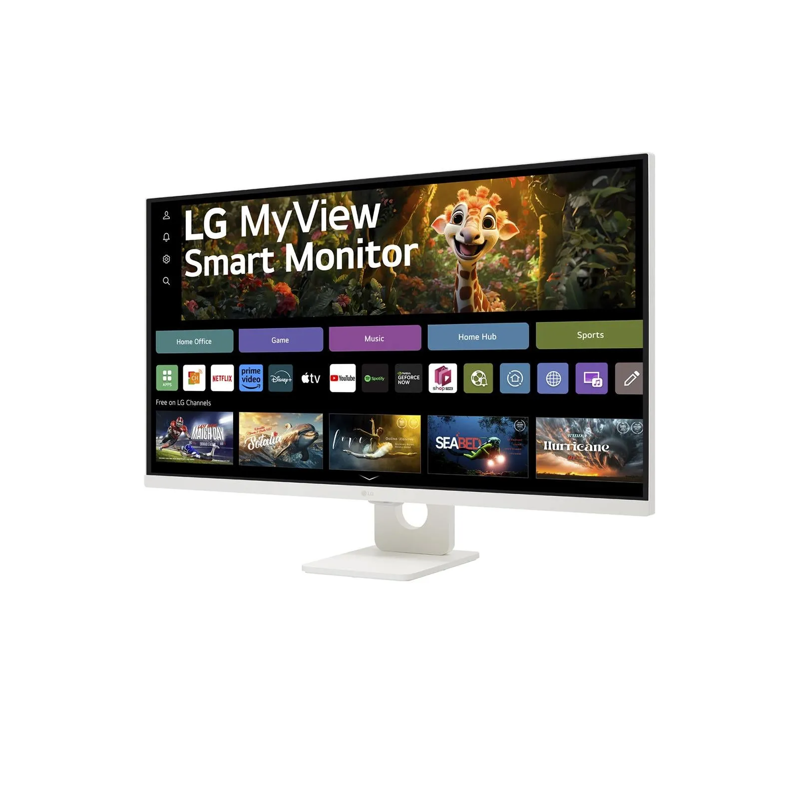 LG 32SR73U-W 32" 4K UHD MyView Smart Monitor with webOS 23