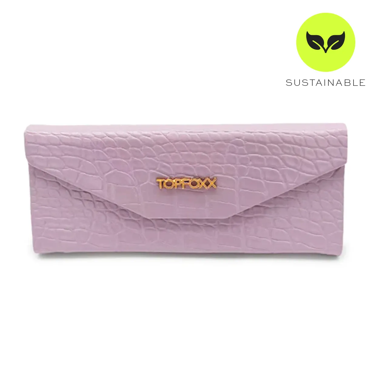 Lilac Faux Croco Hard Case