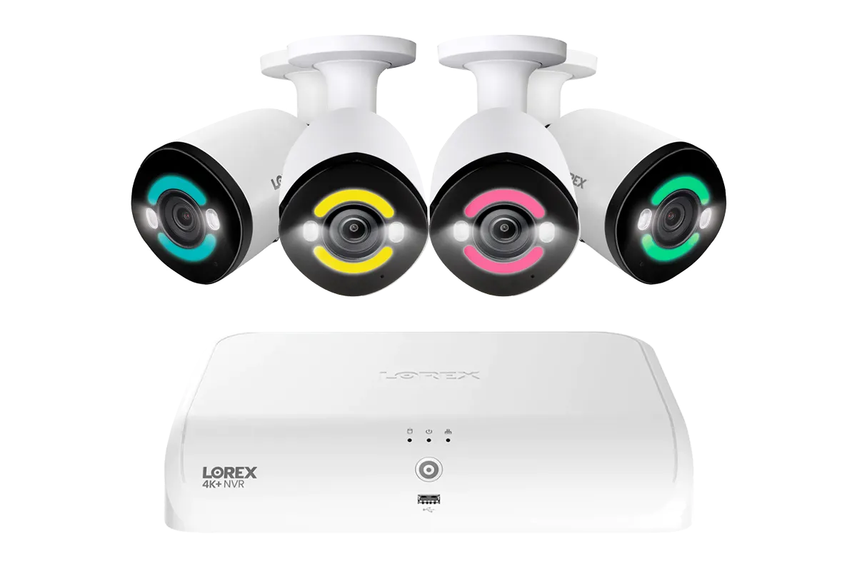 Lorex 4K  12MP 16 Camera Capable (8 Wired   8 Fusion Wi-Fi ) 2TB Wired NVR System with H30 IP Bullet Cameras