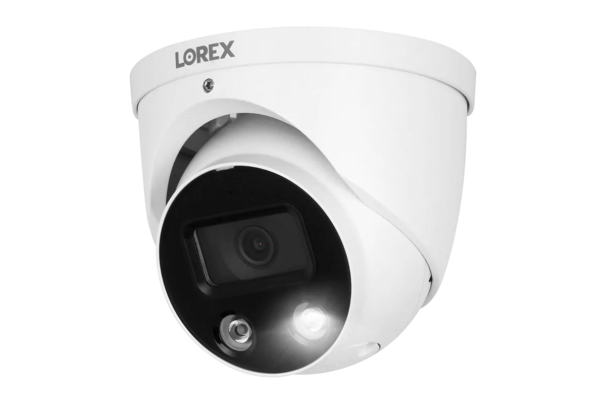 Lorex Fusion Series 4K 16 Camera Capable (Wired or Fusion Wi-Fi) 4TB Wired NVR System with H13 IP Dome Cameras