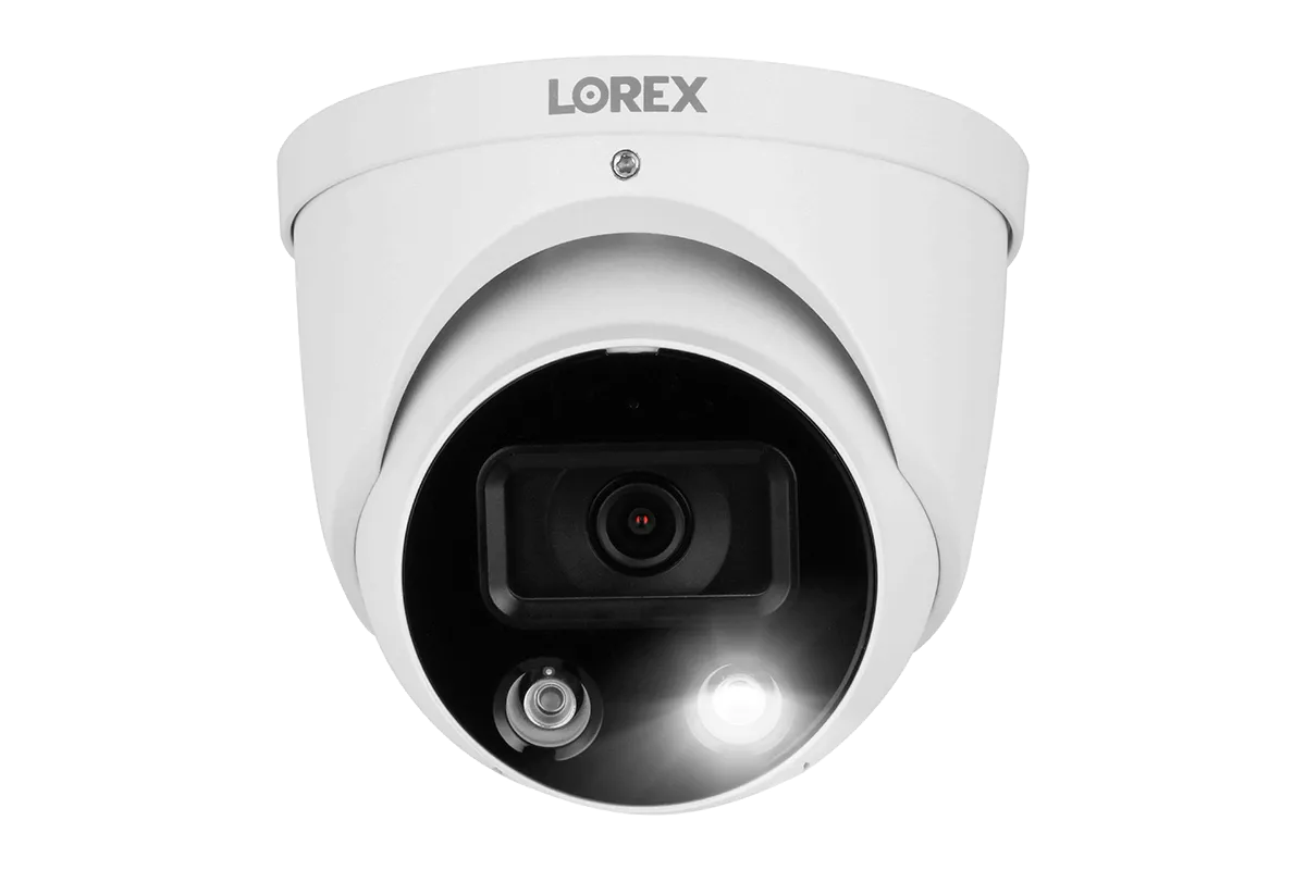 Lorex Fusion Series 4K 16 Camera Capable (Wired or Fusion Wi-Fi) 4TB Wired NVR System with H13 IP Dome Cameras