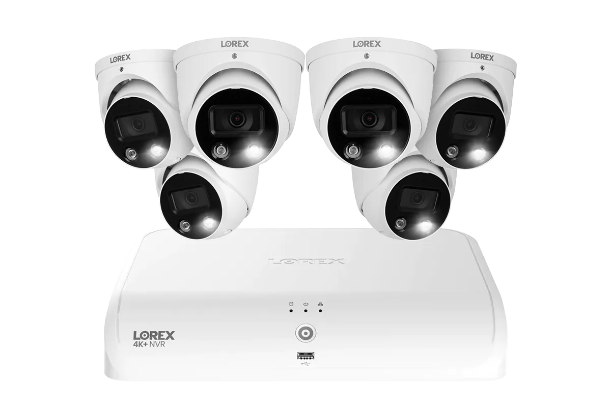 Lorex Fusion Series 4K  16 Channel (8 Wired   8 Fusion Wi-Fi) 2TB Wired System with H13 Wired 4K IP Dome Cameras