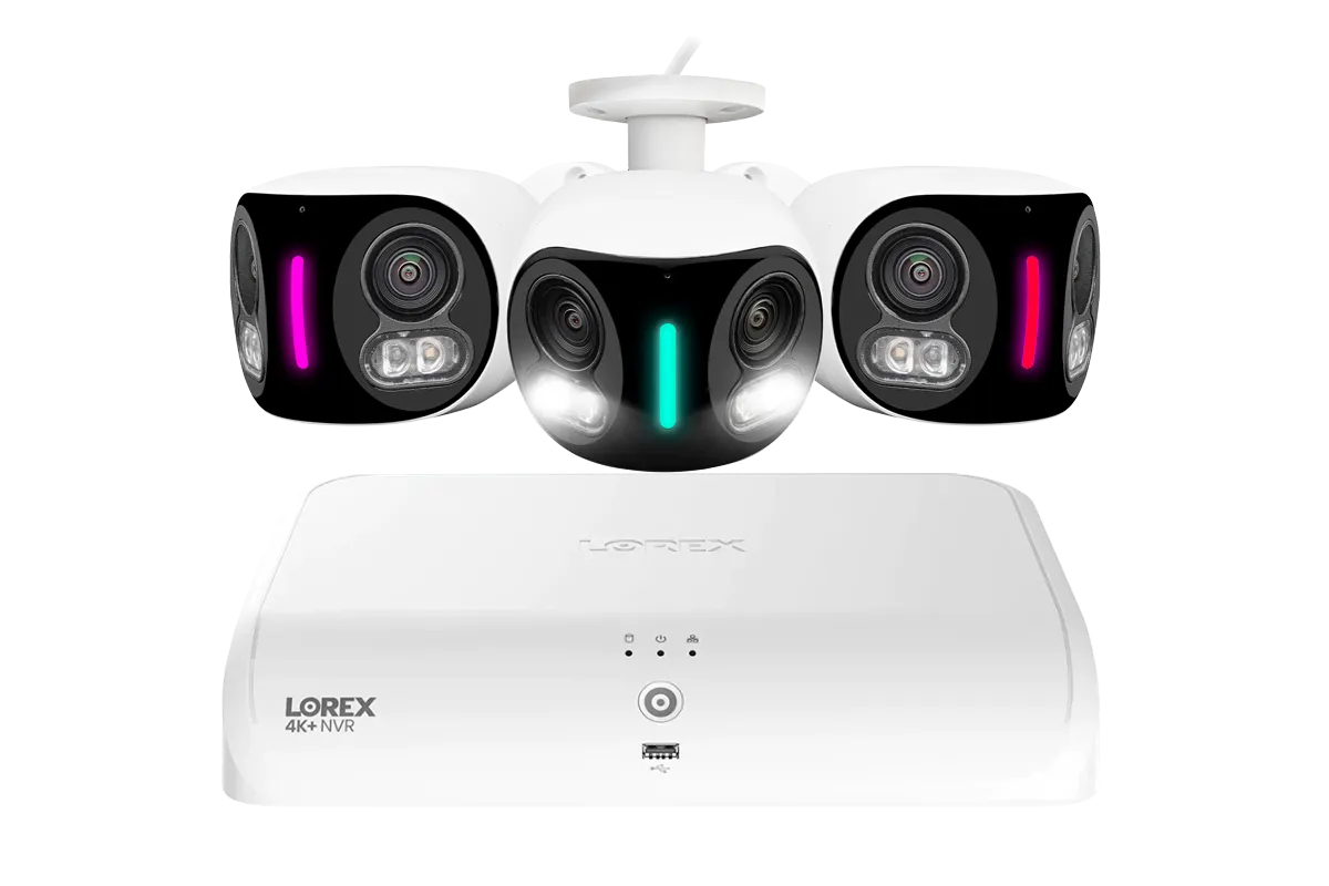 Lorex Fusion Series 4K  16 Channel (8 Wired   8 Fusion Wi-Fi) 2TB Wired System with H20 Wired 4K IP Dual Lens Cameras