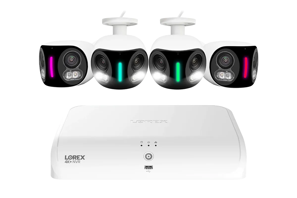 Lorex Fusion Series 4K  16 Channel (8 Wired   8 Fusion Wi-Fi) 2TB Wired System with H20 Wired 4K IP Dual Lens Cameras