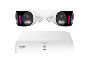 Lorex Fusion Series 4K  16 Channel (8 Wired   8 Fusion Wi-Fi) 2TB Wired System with H20 Wired 4K IP Dual Lens Cameras