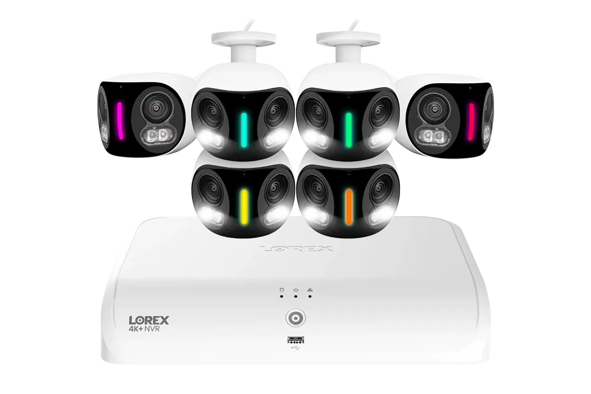 Lorex Fusion Series 4K  16 Channel (8 Wired   8 Fusion Wi-Fi) 2TB Wired System with H20 Wired 4K IP Dual Lens Cameras