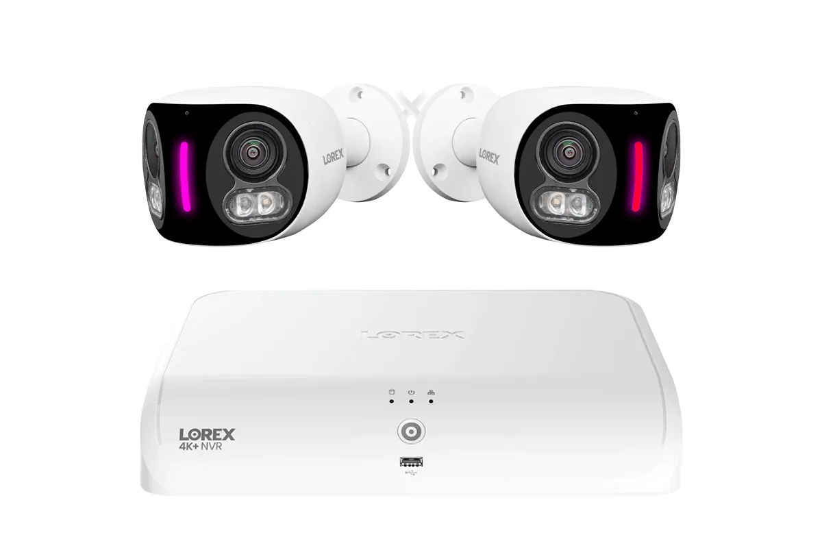 Lorex Fusion Series 4K  16 Channel (8 Wired   8 Fusion Wi-Fi) 2TB Wired System with H20 Wired 4K IP Dual Lens Cameras