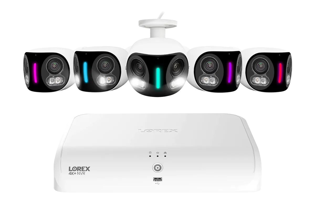 Lorex Fusion Series 4K  16 Channel (8 Wired   8 Fusion Wi-Fi) 2TB Wired System with H20 Wired 4K IP Dual Lens Cameras