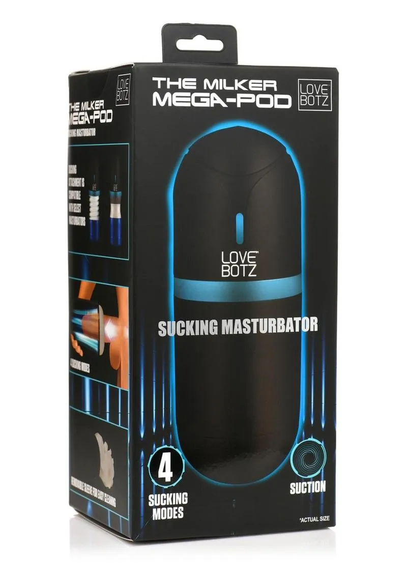 Lovebotz The Milker Mega-Pod Sucking Rechargeable Masturbator