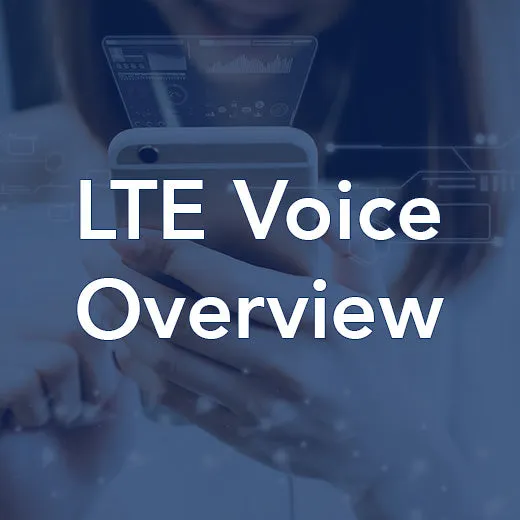 LTE Voice Overview