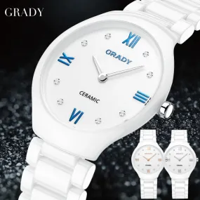 Luxury Ceramic Women's Watch - Fashion Quartz Wristwatch for Ladies