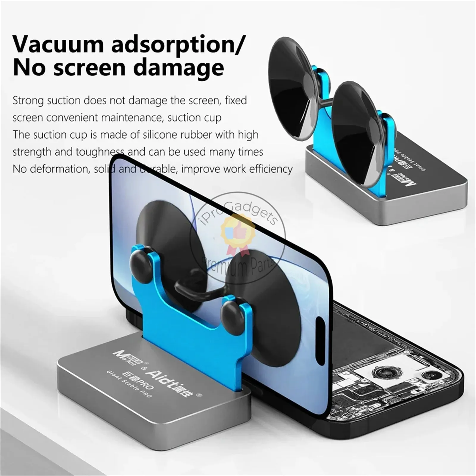 MaAnt PRO Giant Stability Support Screen Mobile Phone Repair Tools Battery Motherboard Removal Holder Side-mounted Clamp Fixture