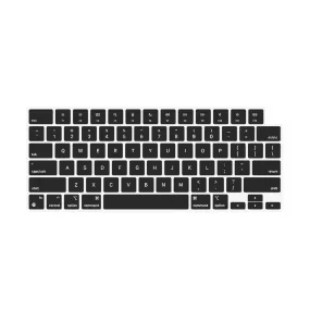 Macbook Keyboard Cover Skin for MacBook Pro 14 Inch 16 inch Keyboard skin 2021 | A2442 A2485 US English Layout Black